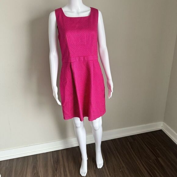 The Limited Polka Dot Shift Dress Pink & White Size 8 - Picture 5 of 9